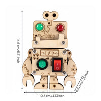Wooden Busy Board LED Lights Young Child Switch Light Toy Burr-Burrless