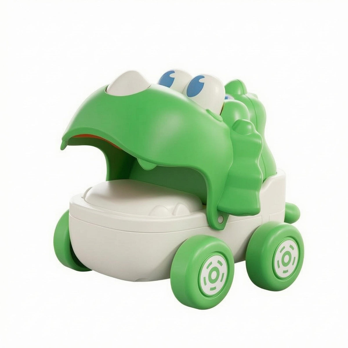 Pull-String Toy Car Open Mouth Dinosaur Toy Car Mini Size