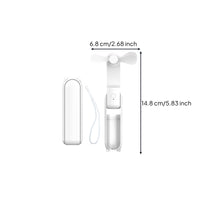 USB Rechargeable Mini Fan Three-Speed Foldable Mini Fan Powerful Air Circulation