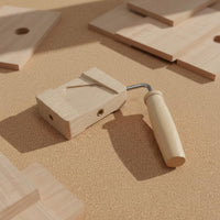 Viola Bridge Fitting Tool Wooden Construction Musical Instrument Accessory for Workshop