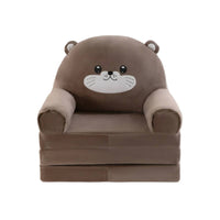 Padded Armchair 2-in-1 Kids Sofa Chair High Back Lightweight for Lounging