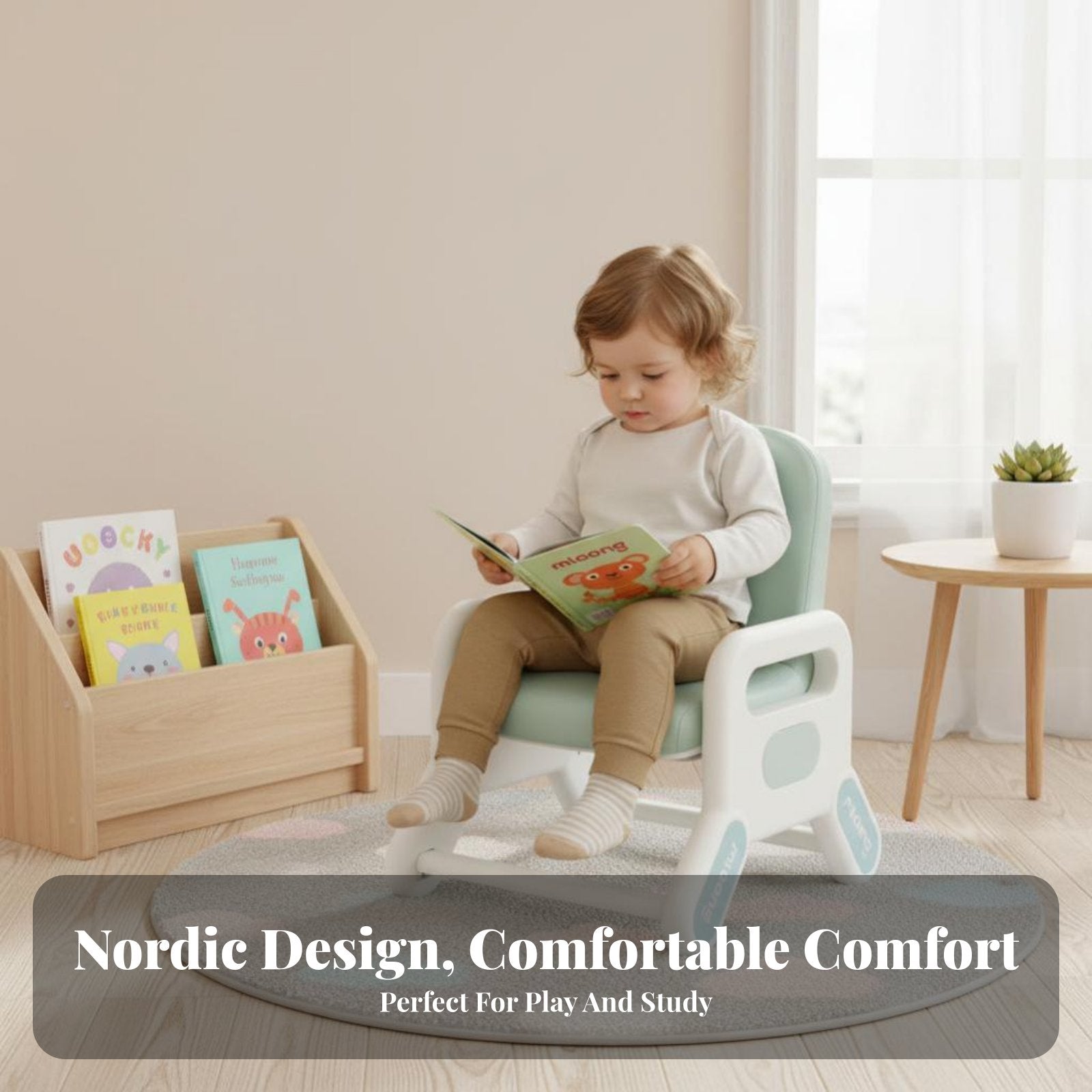 Adjustable Height child's Chair High Back Support Adjustable Toddler Chair