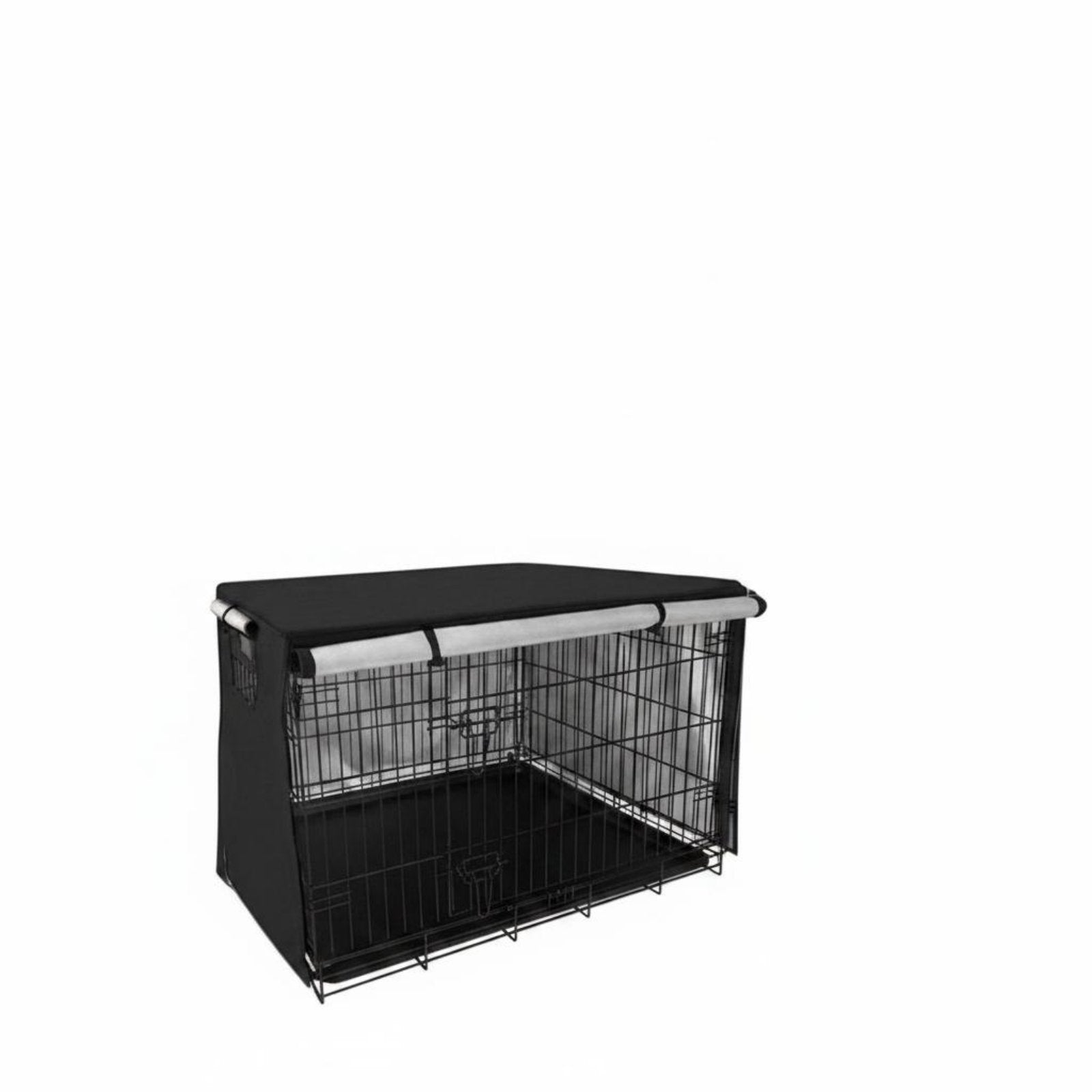 Dog Kennel Cover Waterproof Pet Crate Cover Long-Lasting 210D Oxford Material