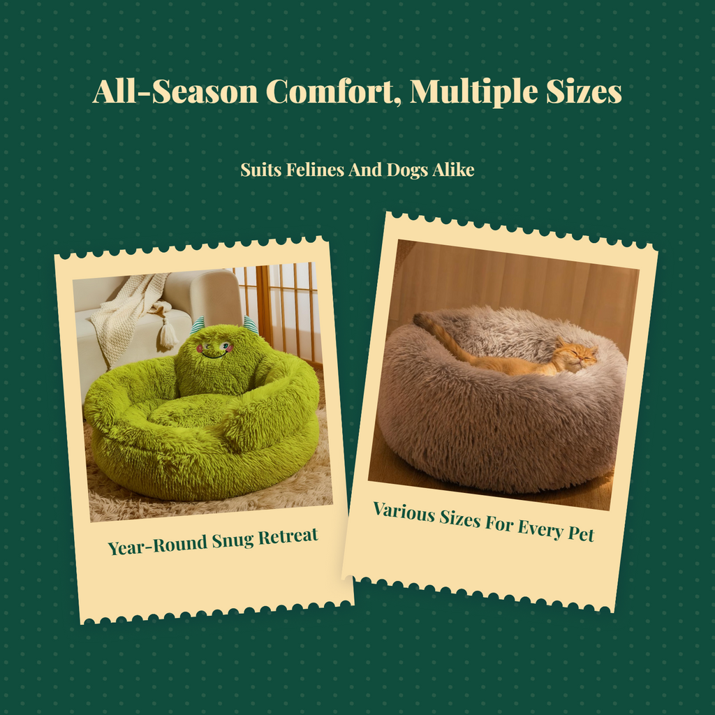 Dog Bed, Self-Warming Orthopedic Pet Sofa, Removable Cover