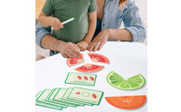 Fruit Fraction Math Toy Colorful Design Fraction Circle Puzzle Bright Colors for Instruction Time