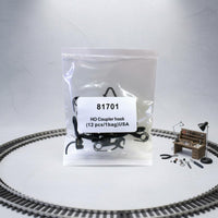 12 Pieces HO Scale Train Coupler Universal Fit Screw Mount Train Coupler