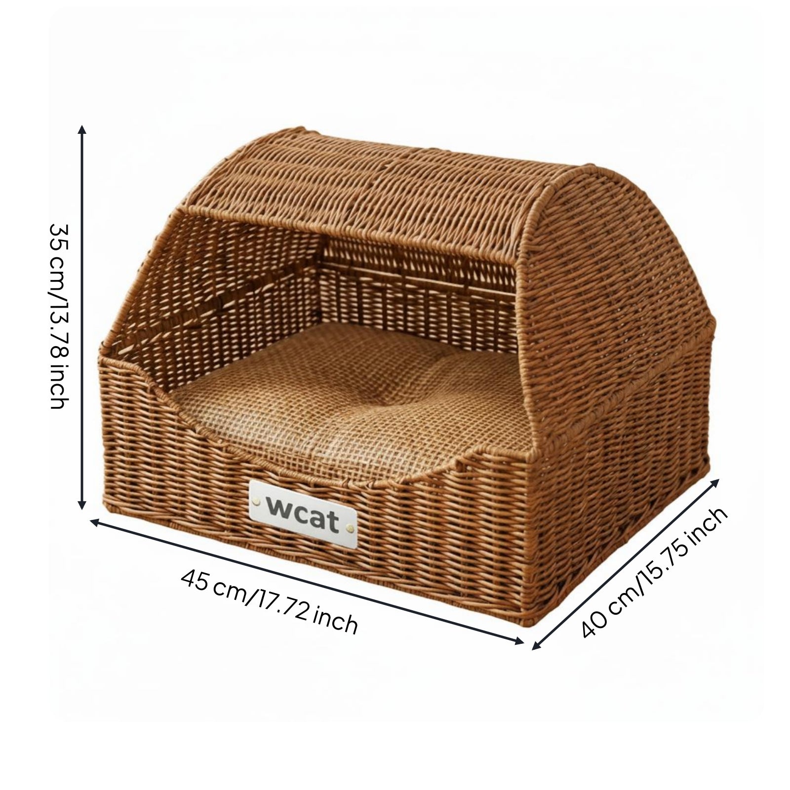 Drawer Type Pet Bed Breathable Semi Enclosed Feline Bed Cozy for Cats