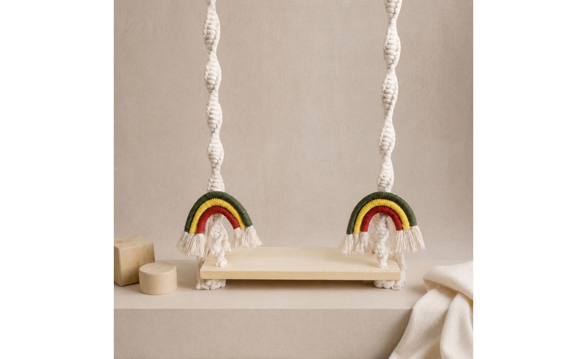 Baby Photo Swing Handmade Woven Baby Swing Stylish for Infants