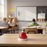 8 Pieces 8 Note Desk Bells Educational Classroom Bell Instrument Easy to Play