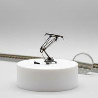HO Scale Pantograph Metal Body Railway Part Sturdy Base for Display Scene
