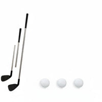 Portable Travel Golf Club Easy Assembly Collapsible Practice Putter for Backyard