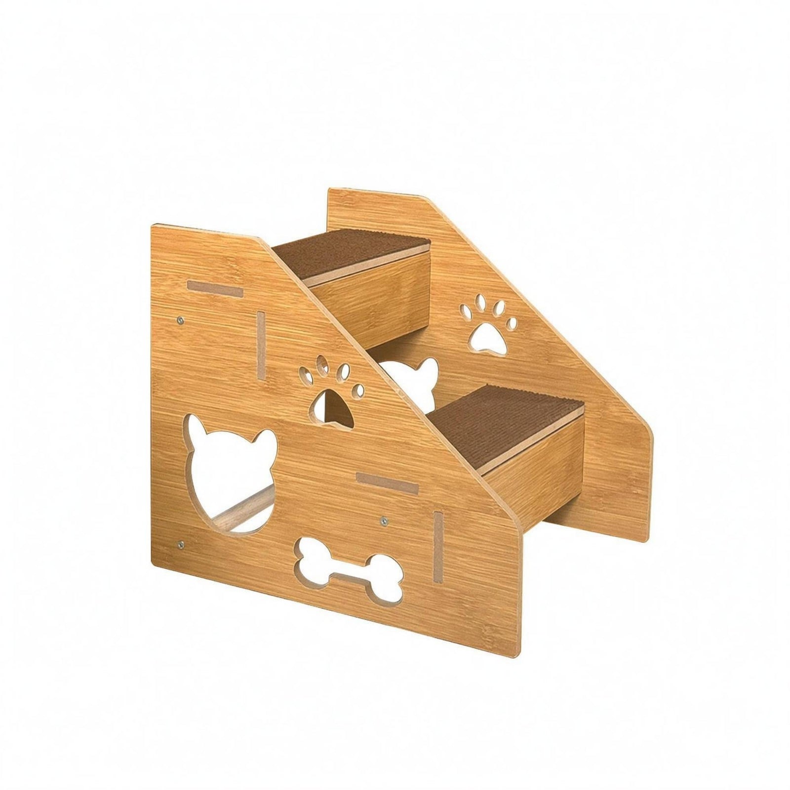 Wooden Pet Stair Ramp Decorative Dog Steps Sturdy for Sofa