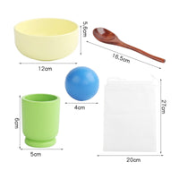 Ball and Cup Color Sorter Hand-Eye Coordination Educational Color Matching Set Early Learning Ball in Cup Toy for Young Children, Preschoolers