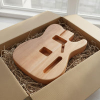 Traditional electric Guitar Body Smoothly Sanded Musical Instrument Component for Luthiers