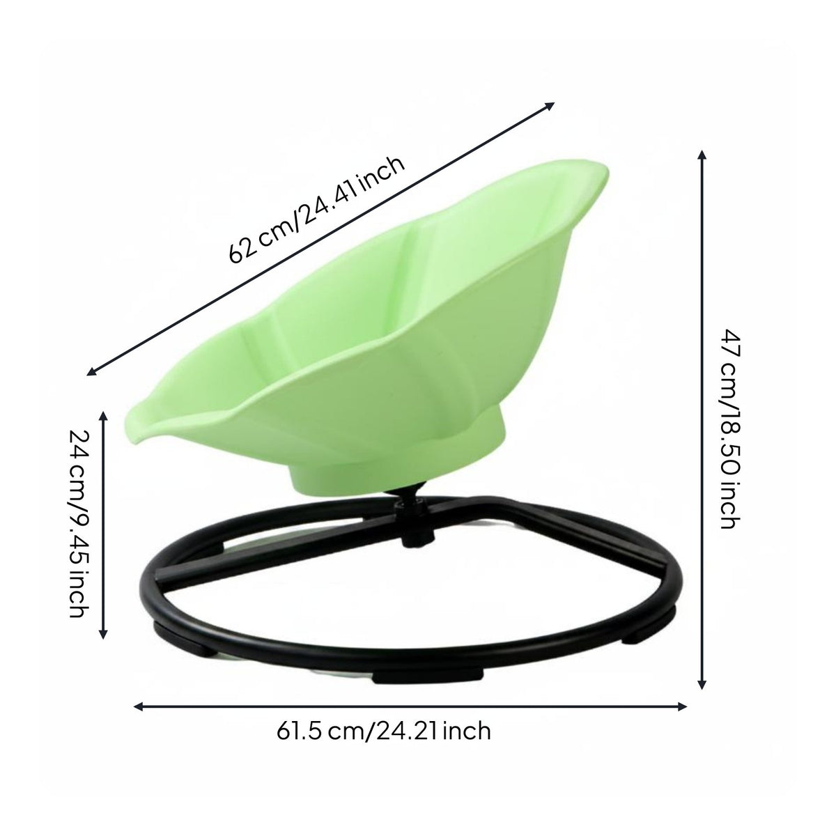Sensory Rotating Chair Vestibular Developmental Rotating Chair Nonslip Base for Preschoolers, Kindergarten