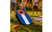 Foldable Bean Bag Toss Target Board Portable Foldable Cornhole Set Movement
