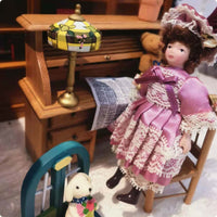 Poseable Miniature Doll Figures 1:12 Scale Articulated Doll Figure Posable