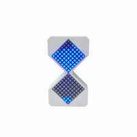 LED Countdown Timer Diamond-Shaped Timekeeper Compact