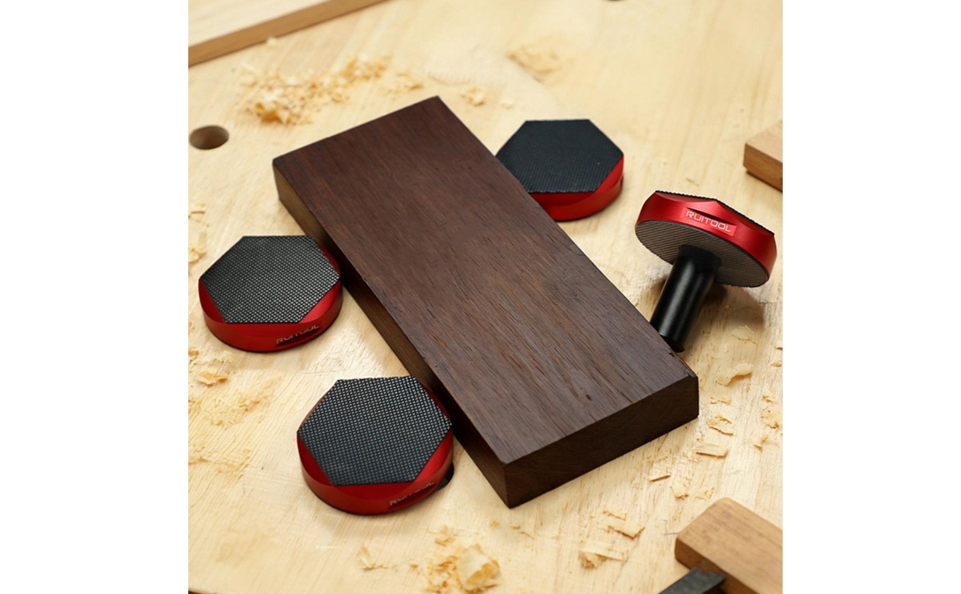 Woodworking Bench Dog Aluminum Alloy Hexagonal Workpiece Stop Two-Way Use