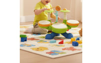 Children's Jazz Drum Toy Educational Kids Drum Set Safe ABS Material