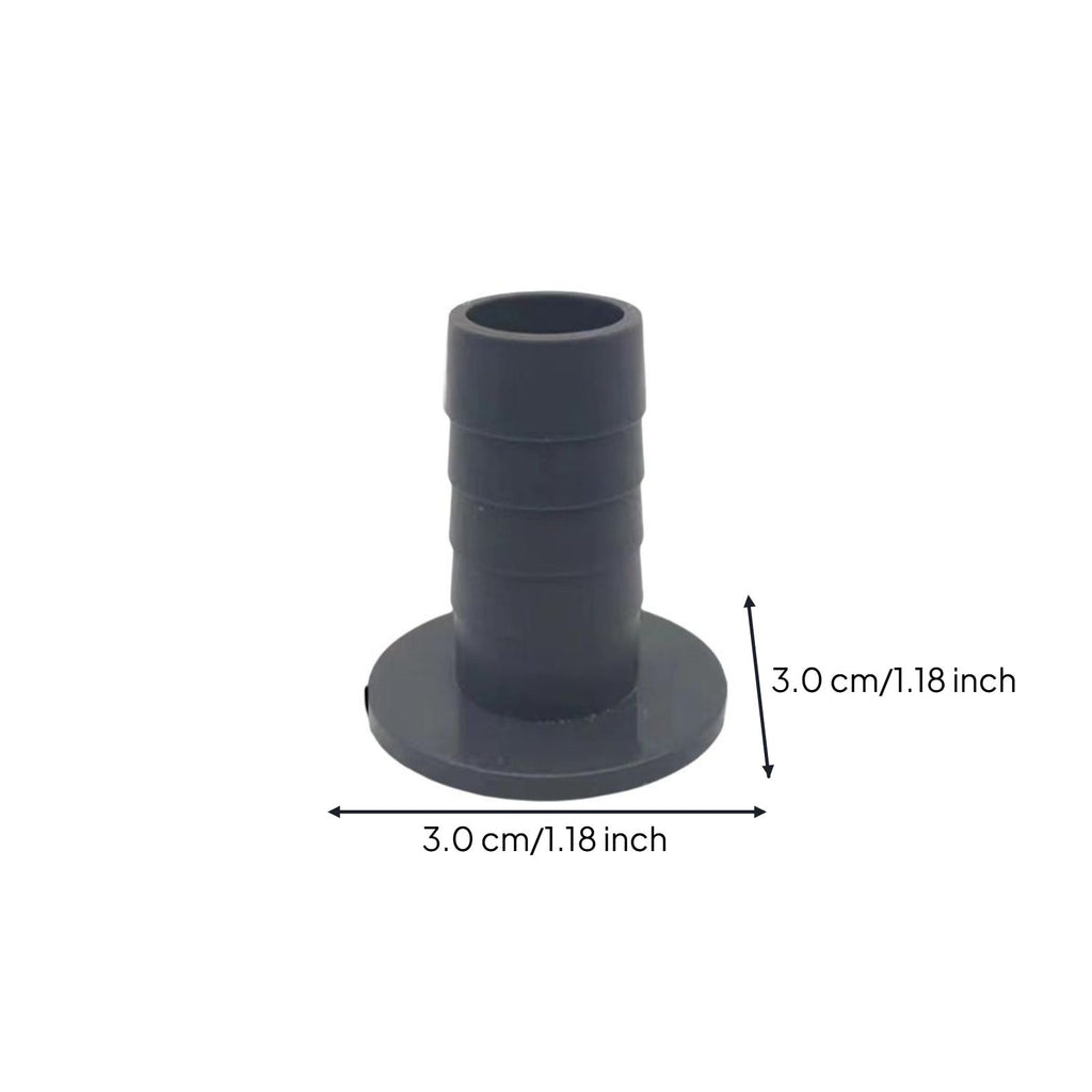 Aquarium plastic pump adapter