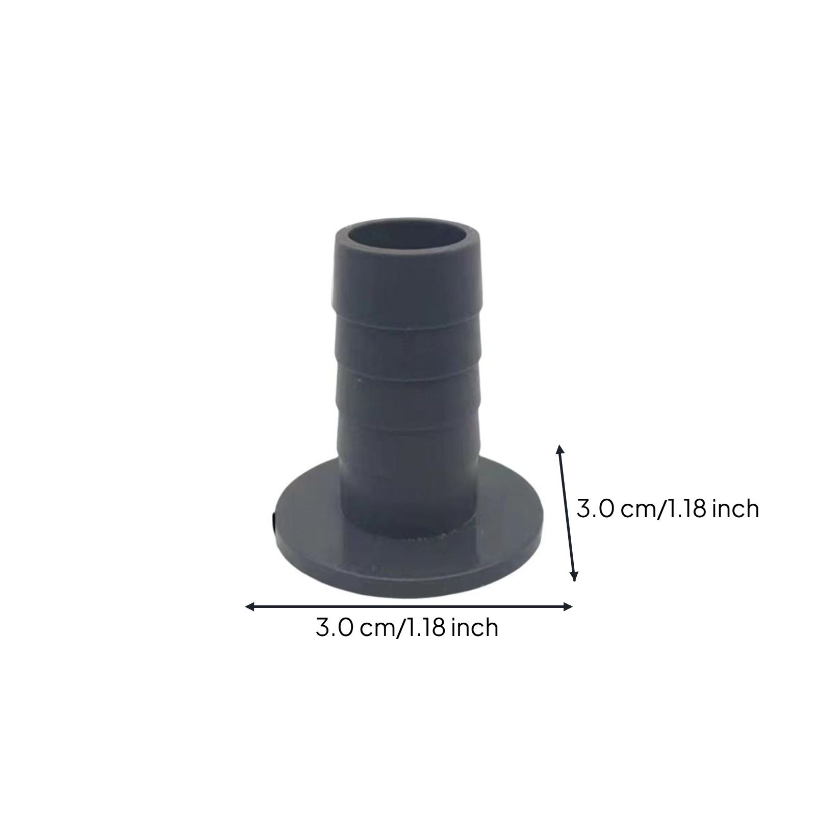 Aquarium plastic pump adapter