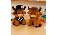 Highland Cow Stuffed Animal Full Filling Soft Toy for Students