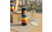 Unstoppable Wooden Doll Fun to Hit Enchanting Wooden Man Toy Stress Relief