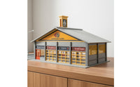1:87 Scale Car Repair Shop Detailed Scenery Hobby Supplies Requires Assembly