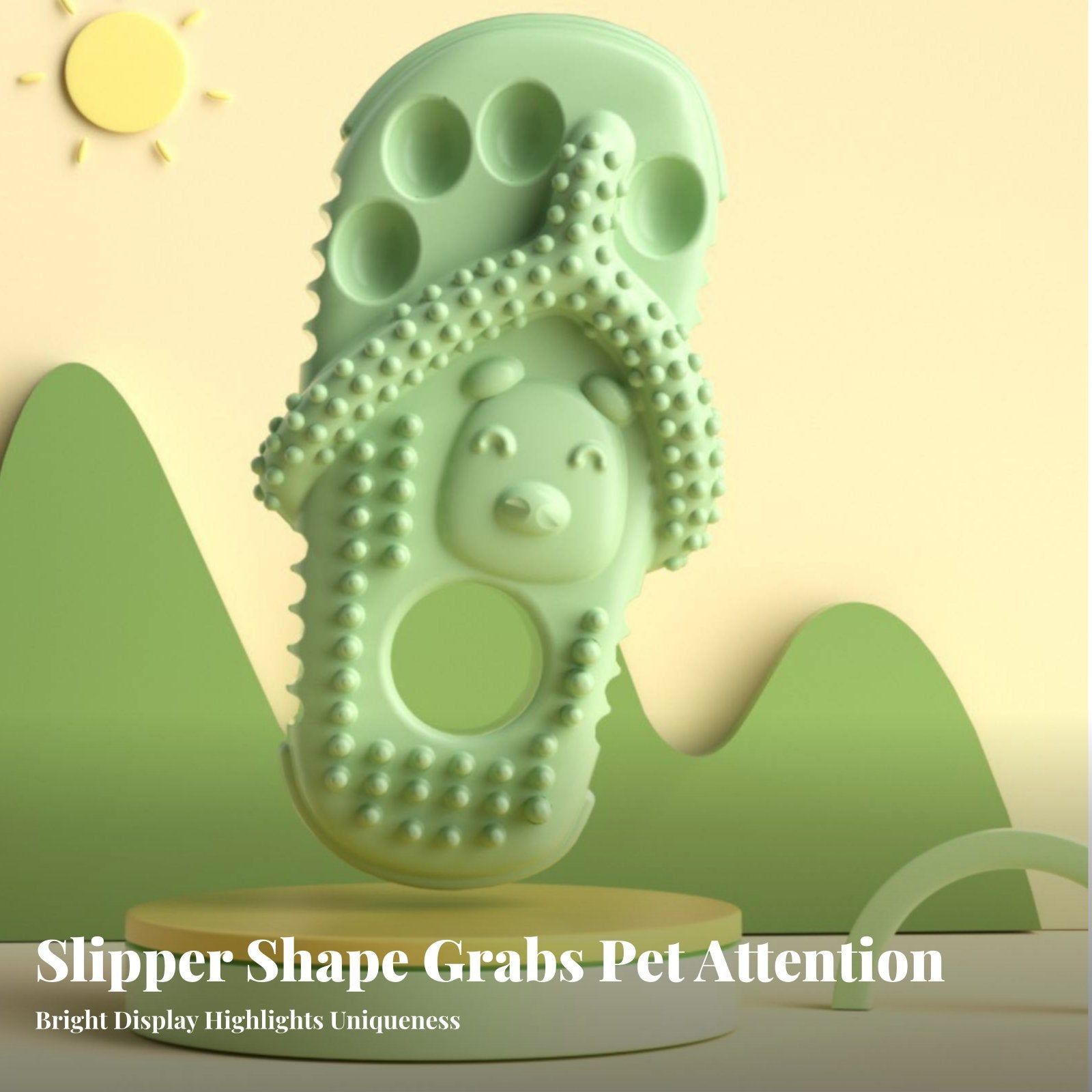 Chew-Resistant Slipper Shaped Dog Toy Interactive Play Slipper Dog Toy Easy to Clean for Dogs, Aggressive Chewers, Playtime, Indoors, Home