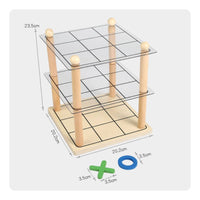 3 Layer X and O Toe Reasoning Training 3D X and O Toe Educational Toy
