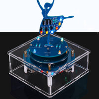 DIY Electronic Music Box USB Powered Rotating Ballerina Music Box for Hobbyists