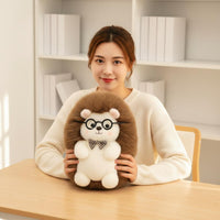 Hedgehog Soft Toy Soft Hedgehog Stuffed Creature Cuddly for Desk Decoration