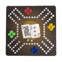 Jackaroo Board Game Portable Ludo Game Set Sturdy Construction for Parties