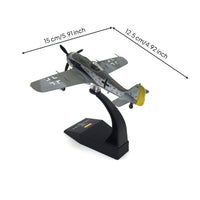 Fw-190 Fighter Model Highly Detailed FW-190 Model Aircraft Metal Body