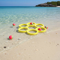 Floating Hoop Toss Game High Buoyancy Pool Toss Game Set for Beach, Family, Kids