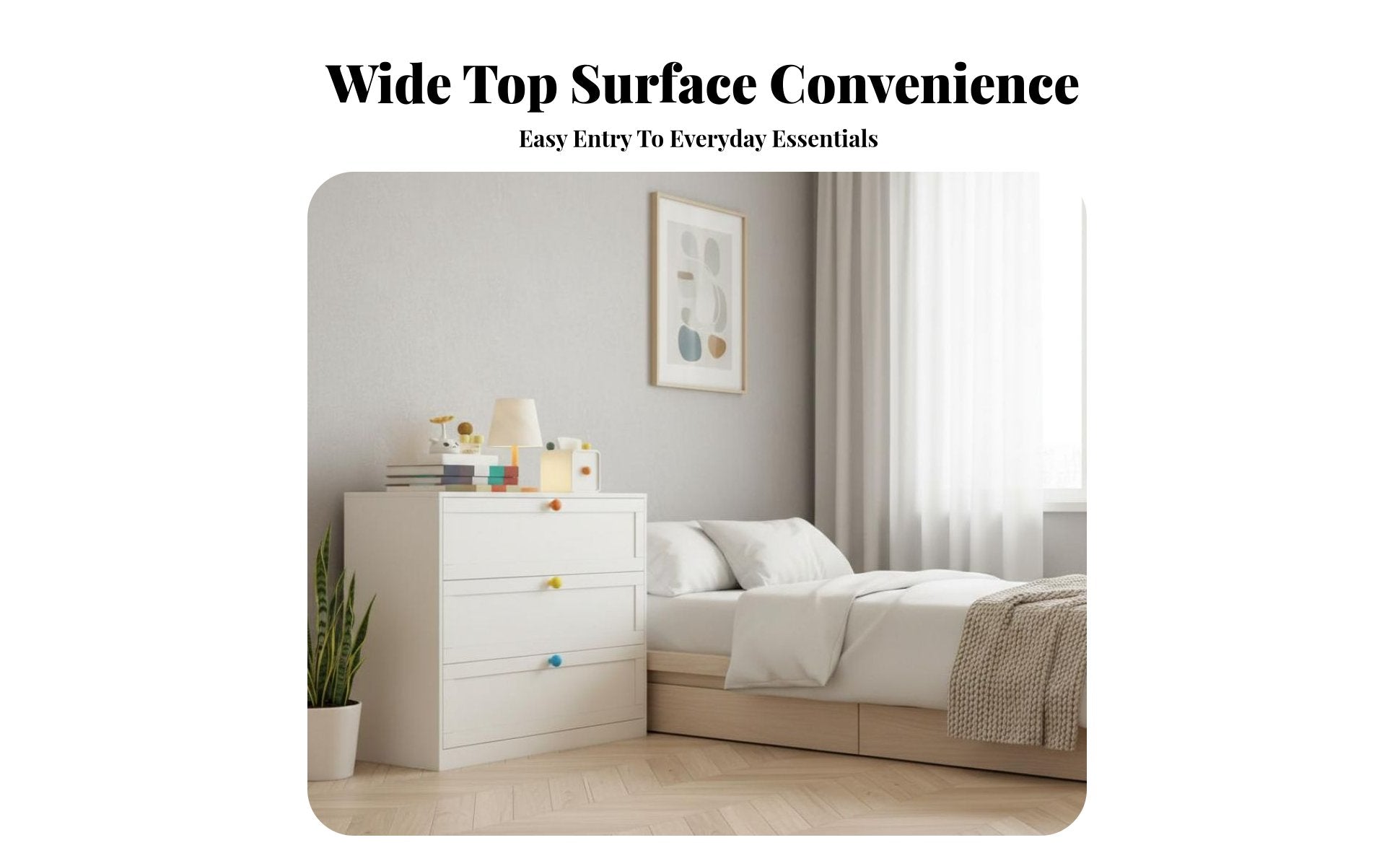 Upright Drawer Unit Formaldehyde-without 5-Drawer Upright Cabinet Large Capacity Minimalist Design for Homeowners, Office