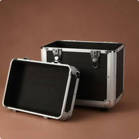 Aluminum Storage Case Removable Lid Hard-Sided Box Structured