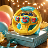 Simulation Steering Wheel Screen-Non-Screen Play Interactive Car Steering Wheel