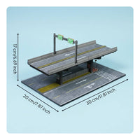 1:64 Elevated Bridge Model Collectible Display Elevated Road Display Gift Idea