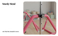 Multi-Functional children's Adjustable Horizontal Bar Stable Triangular Structure Kids Foldable Training Bar Non-Slip Base children's Swing Set Frame Easy Assembly for Preschoolers, Beginner Gymnasts, Toddlers, Playroom, Kindergarten