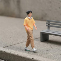 Miniature Boy Figurine 1/64 Scale Handmade Resin Figurine