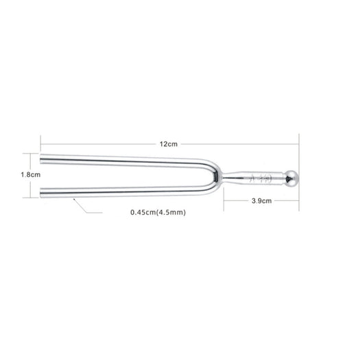 440 Hz Tuning Fork Nickel Plated A 440 Tuning Fork Clear Tone for Music Practice