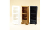 Mini Narrow Bookshelf Pretend Play Mini Multi-Tier Shelf Cabinet Decorative