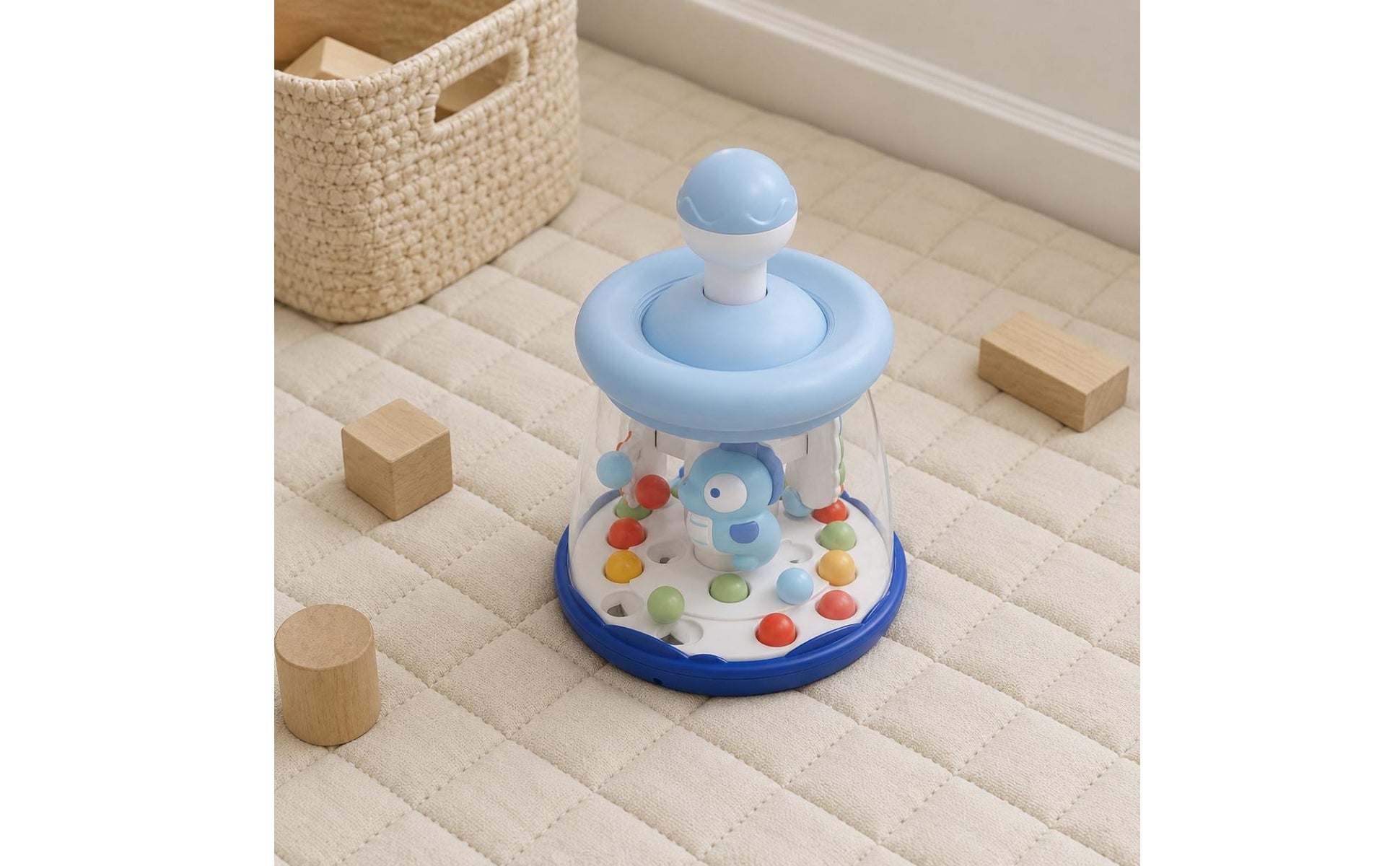 Press-Androtate Toy Colorful Balls Baby Toy Fine Movement Skills for Infants