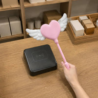 Heart Scepter 3D Printed Winged Heart Scepter Customized Services for Girls
