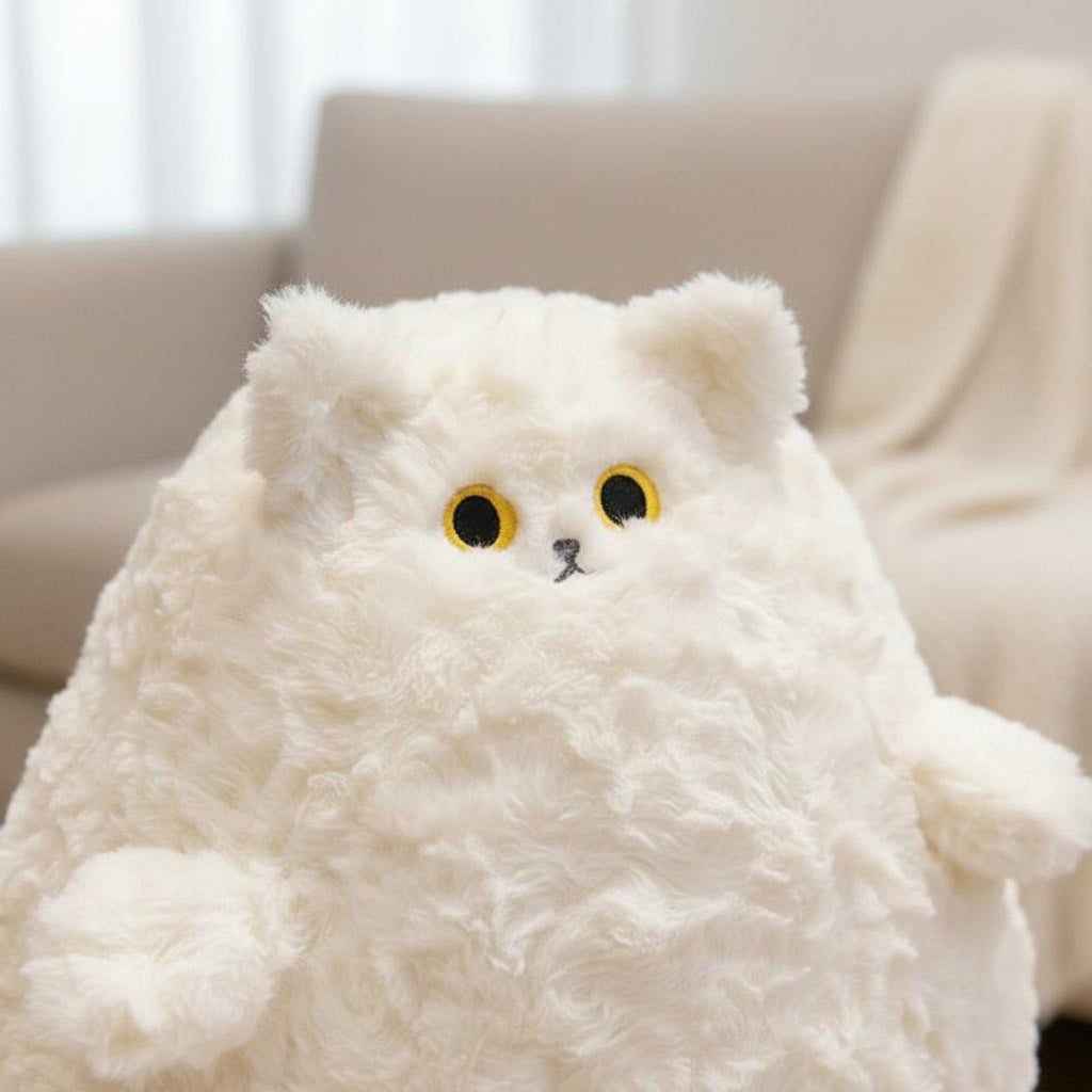 Kitten Fluffy Pillow Kawaii Home Decor Squishy for Tatami