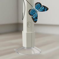 Interactive Butterfly Feline Toy Automatic Suction Cup Feline Wand