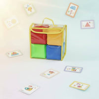 4 Pieces Pocket Dice Set Multi-Colored Differentiated Instruction Cubes