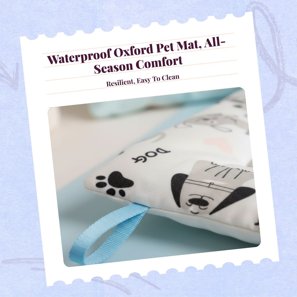 Waterproof Oxford dog bed, easy clean